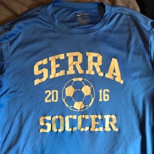 Juniper Serra High School soccer training jersey